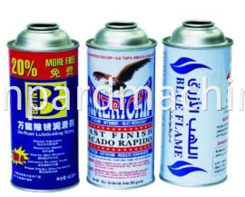 Aerosol Spray Tin Can Cone Dome Bottom Sản xuất dây chuyền sản xuất